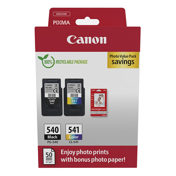 Canon PG-540/CL-541 photo value pack (original Canon) 5225B012 5225B013 132268 - 1