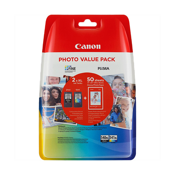 Canon PG-540XL / CL-541XL photo value pack (original Canon) 018574 - 1