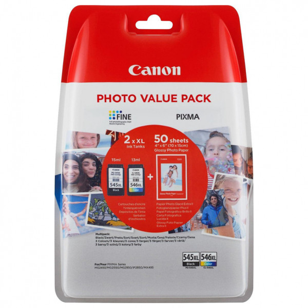 Canon PG-545XL / CL-546XL photo value pack (original Canon) 018580 - 1