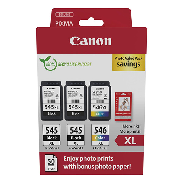 Canon PG-545XLx2 / CL-546XL photo value pack (original Canon) 132266 - 1