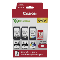 Canon PG-545XLx2 / CL-546XL photo value pack (original Canon) 132266