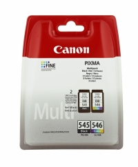 Canon PG-545 / CL-546 ink cartridge 2-pack (original Canon) 8287B005 8287B006 018976