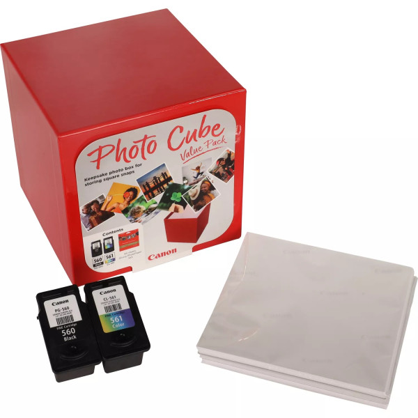 Canon PG-560 / CL-561 ink cartridge 2-pack + photo paper (original Canon) 3713C007 132286 - 1