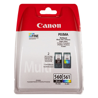 Canon PG-560 / CL-561 ink cartridge 2-pack (original Canon) 3713C005 3713C006 010196