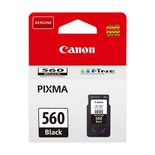 Canon PG-560 black ink cartridge (original Canon) 3713C001 010357 - 1