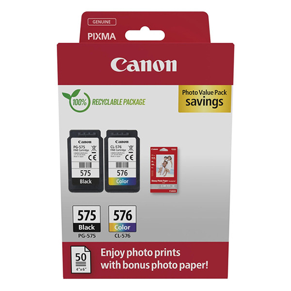 Canon PG-575/CL-576 photo value pack (original Canon) 5438C004 132274 - 1