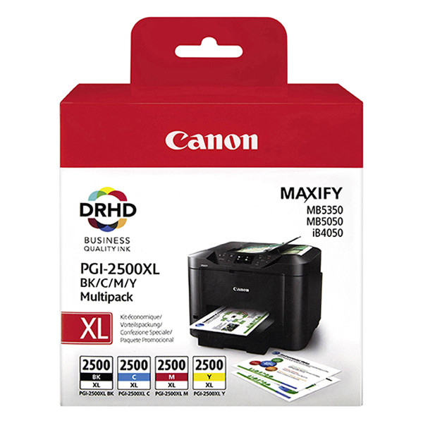 Canon PGI-2500XL BK/C/M/Y ink cartridge 4-pack (original Canon) 9254B004 9254B010 018572 - 1