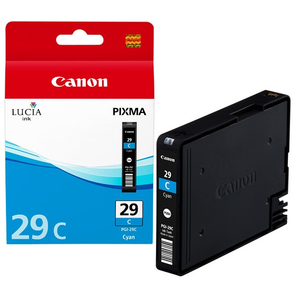 Canon PGI-29C cyan ink cartridge (original Canon) 4873B001 018718 - 1