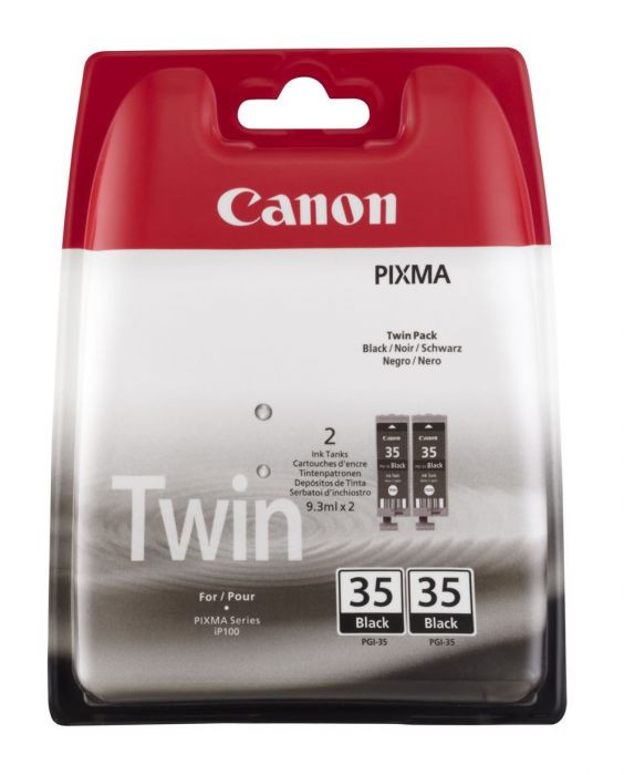 Canon PGI-35 black ink cartridge 2-pack (original Canon) 1509B012 1509B029 651017 - 1