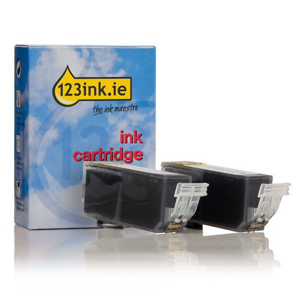 Canon PGI-525PGBK black ink cartridge 2-pack (123ink version) 4529B006C 132103 - 1
