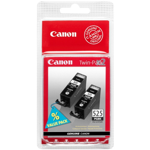 Canon PGI-525PGBK black ink cartridge 2-pack (original Canon) 4529B006 4529B010 4529B017 018471 - 1