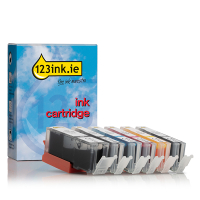 Canon PGI-530PGBK/CLI-531 PGBK/BK/C/M/Y/GY ink cartridge 6-pack (123ink version)  017674