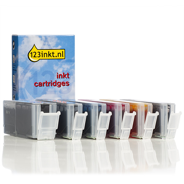 Canon PGI-550PGBK / CLI-551 XL ink cartridge 6-pack (123ink version)  127159 - 1