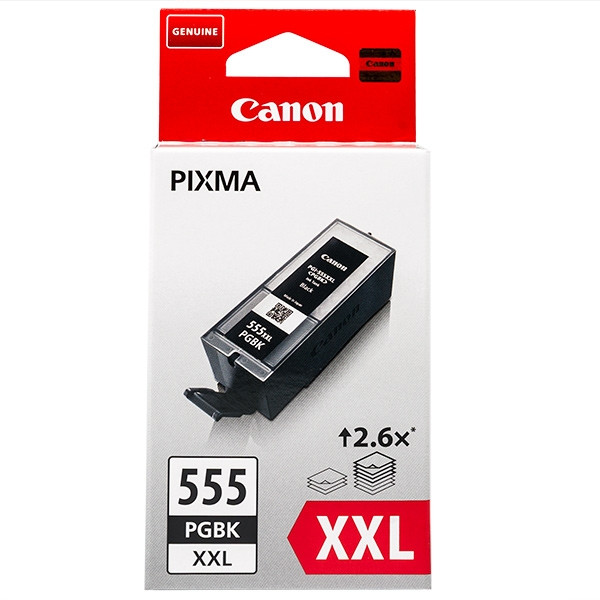 Canon PGI-555PGBK XXL extra high capacity black ink cartridge (original Canon) 8049B001 018946 - 1