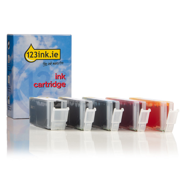 Canon PGI-570PGBK XL / CLI-571 BK/BK/C/M/Y ink cartridge 5-pack (123ink version) 132104 - 1