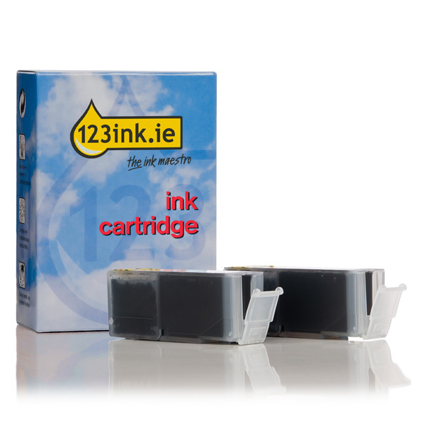 Canon PGI-570XL black ink cartridge 2-pack (123ink version) 0318C007C 132135 - 1