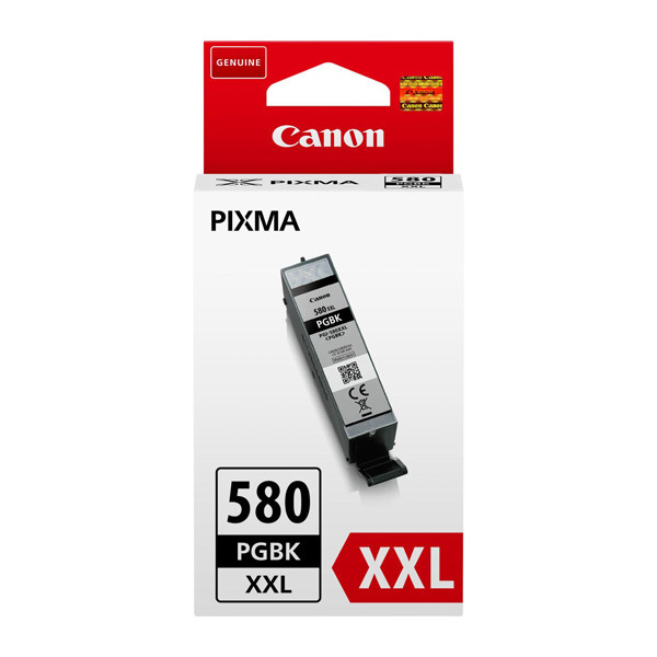 Canon PGI-580PGBK XXL extra high capacity black pigment ink cartridge (original Canon) 1970C001 017458 - 1