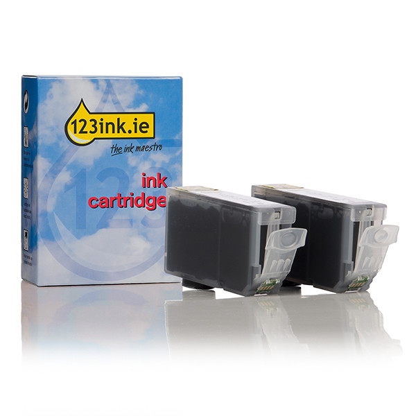 Canon PGI-5BK black ink cartridge 2-pack (123ink version) 0628B030C 132154 - 1