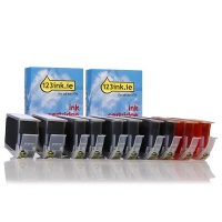 Canon PGI-7BK / PGI-9PBK/C/M/Y ink cartridge 10-pack (123ink version) 1034B001C 1035B001C 1036B001C 1037B001C 2444B001C 127118