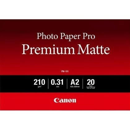 Canon PM-101 premium matte photo paper 210 grams A2 (20 sheets) 8657B017 154032 - 1