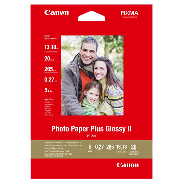 Canon PP-201 Photo Paper Plus Glossy II 13x18, (20 sheets) 2311B018 064580 - 1