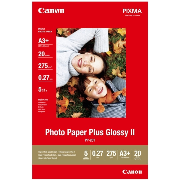 Canon PP-201 Photo Paper Plus Glossy II A3+ 275g (20 sheets) 2311B021 150340 - 1