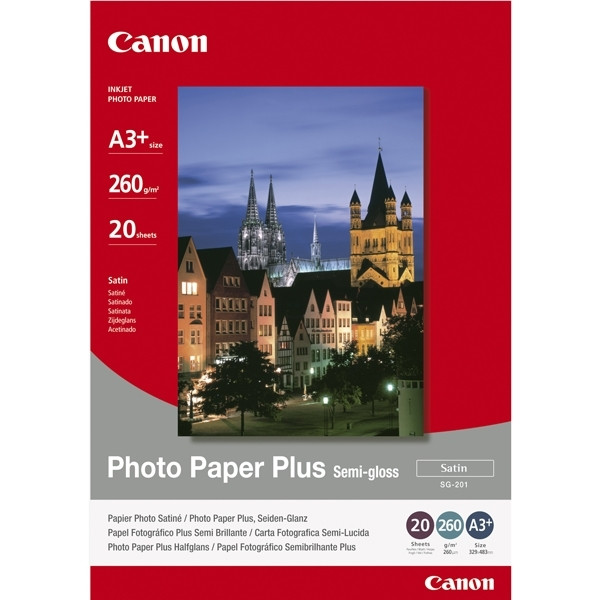 Canon SG-201 Photo Paper Plus Semi-gloss 260g A3+ (20 sheets) 1686B032 150342 - 1