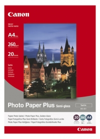 Canon SG-201 Photo Paper Plus Semi-gloss 260g A4 (20 sheets) 1686B021 064590