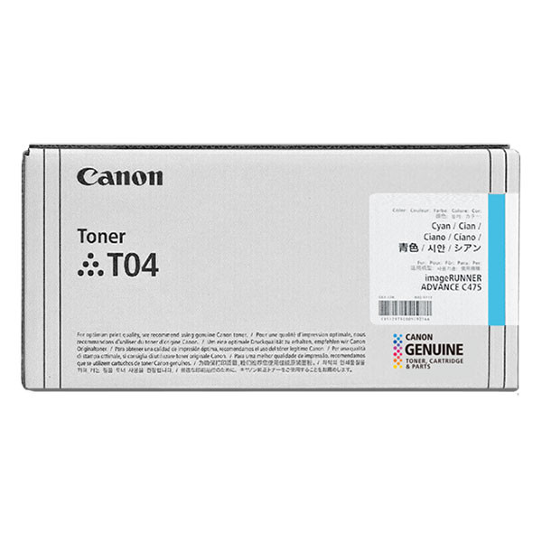 Canon T04 cyan toner (original Canon) 2979C001 017520 - 1