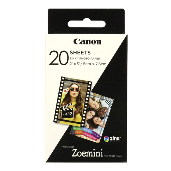 Canon ZINK self-adhesive photo paper 5 x 7.6 cm (20 sheets) 3214C002 154034 - 1