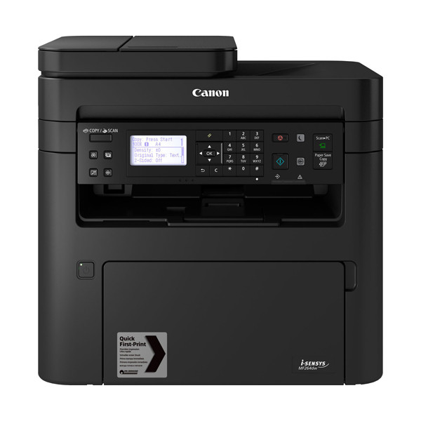 Canon i-SENSYS MF264dw All-in-One A4 Mono Laser Printer with WiFi (3 in 1) 2925C016 5938C017 819046 - 1