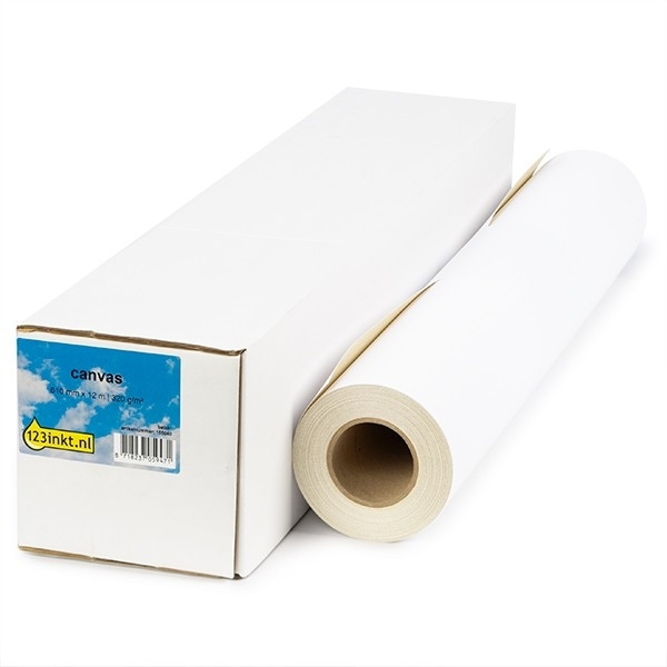 Canvas paper roll 610mm x 12m (320g/m²) | 123ink 155047 - 1