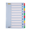 Cardboard tabs 1-10 (10 coloured tabs) | A4, 23-hole | 123ink
