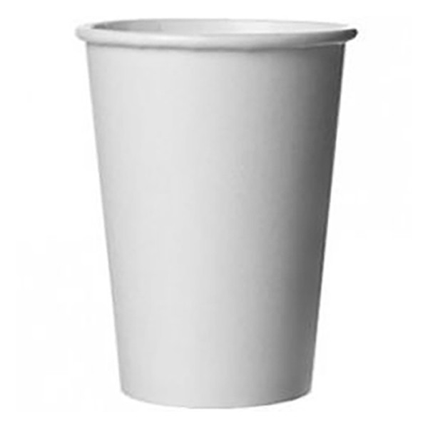 Cardboard white coffee cups (100-pack) 16 91728 405192 - 1