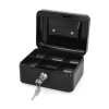 Cash box (steel, 15.2 x 12.5 x 8.1cm) | 123ink | black 302946 - 2