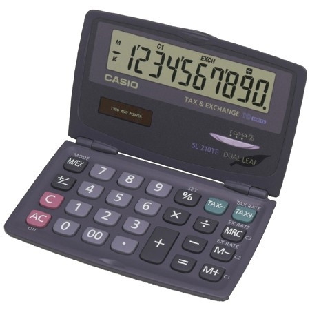 Casio SL-210TE calculator 056286 - 1