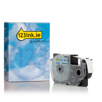 Casio XR-12ASBU grey on pastel blue tape, 12mm (123ink version)  056431