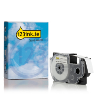 Casio XR-12WE black on white tape, 12mm (123ink version) XR12WEC 056342