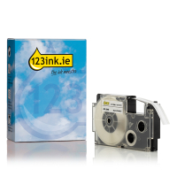 Casio XR-3WE black on white tape, 3.5mm (123ink version)  056314
