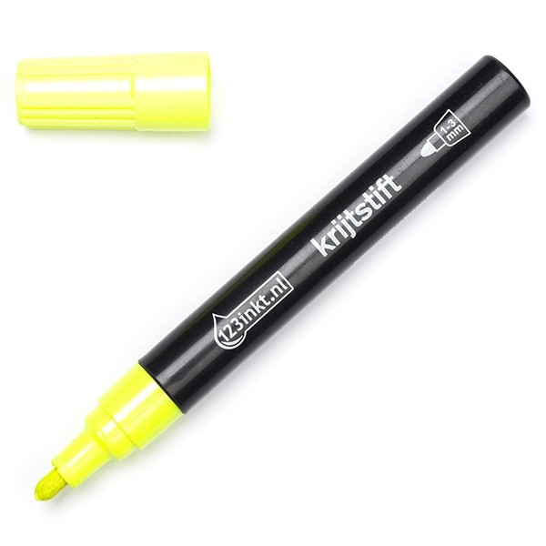 Chalk marker | yellow | 123ink | 10-pack 300607 - 1