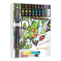 Chameleon Colour & Blending System Deluxe paint markers set (22-pack) 792109 CT2201 400909