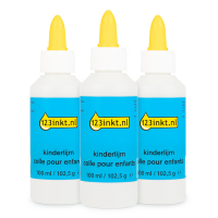 Children's glue 100ml | 123ink | 3-pack 301065