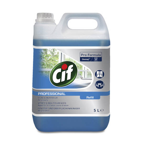 Cleaner 5 litres | glass and interior | Cif Pro Formula SCI00147 - 1