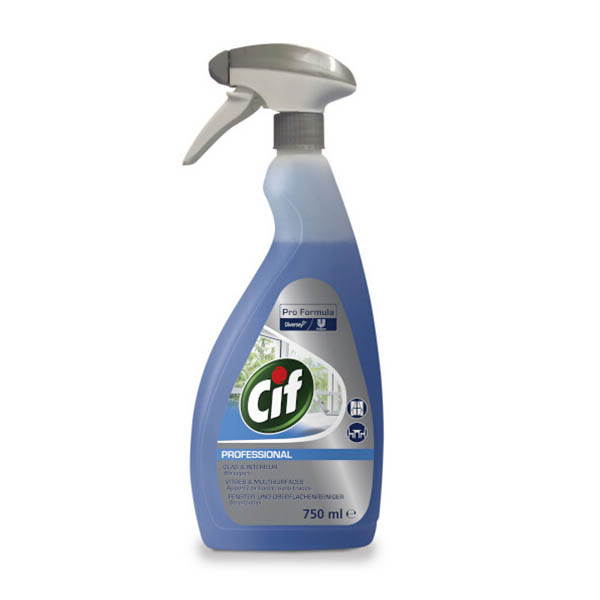 Cleaner 750ml | glass and interior | Cif Pro Formula SCI00155 - 1