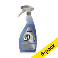 Cleaning spray 750ml (glass and interior) | Cif PRO FORMULA | 6-pack