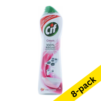 Cream cleaner 500ml (abrasive) | Cif Pink Flower | 8-pack