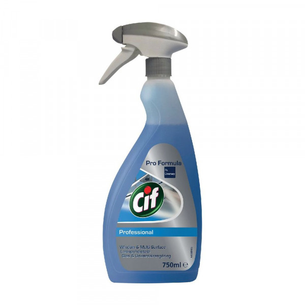 Cif DV10659 professional multi-surface and window cleaner 750ml  299161 - 1