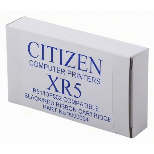 Citizen IR-51RB (3000094) black and red ink ribbon (original Citizen) 066012 - 1