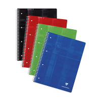 Clairefontaine A4+ college pad lined 90 grams 80 sheets assorted (5 pack) 8256C 250442
