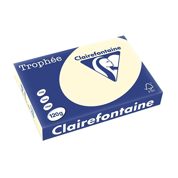 A4 120g paper (cream) | Clairefontaine | 250 sheets 250071 - 1